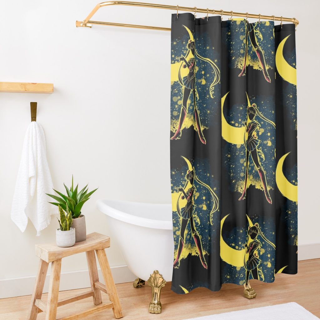 The Moon Style - Tshirt Shower Curtain Official Sailor Moon Merch