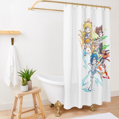 Moonlight Shadow Shower Curtain Official Sailor Moon Merch