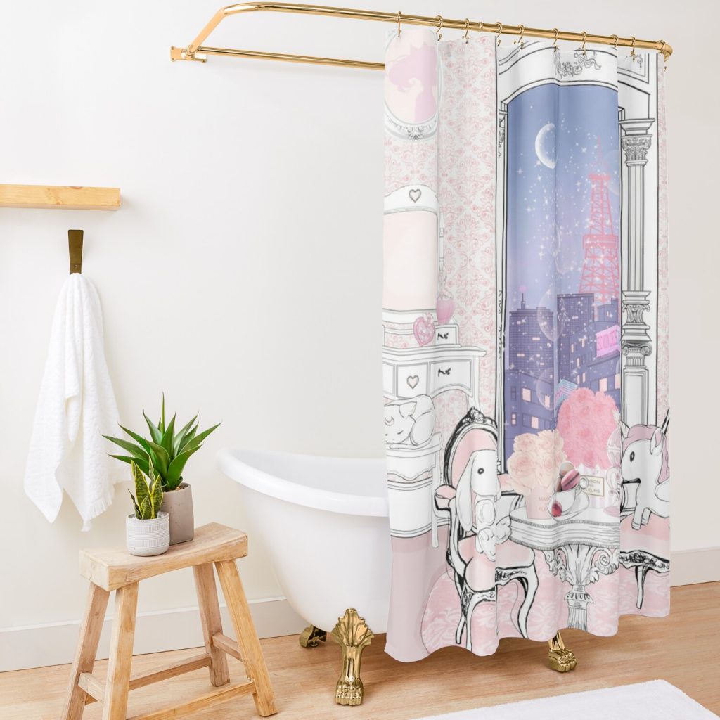 Sailor Chibi Moon Room Shower Curtain Official Sailor Moon Merch