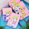 Anime Sailor Moon Purse Coin Pouch Clutch Bag Kids Purses Cute Wallet Key Ring Card Holder 3 - Sailor Moon Merch