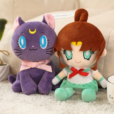 Kawaii Sailor Moon plush doll moon hare cute plush toy home sofa bedroom decoration for girlfriend 1 - Sailor Moon Merch