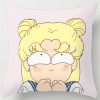 Sailor Moon Pillowcase Cute Cartoon Anime Character Cushioncover Cotton Figure Print Pillow Cover Kids Room Decoration 14 - Sailor Moon Merch