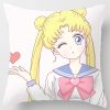 Sailor Moon Pillowcase Cute Cartoon Anime Character Cushioncover Cotton Figure Print Pillow Cover Kids Room Decoration 20 - Sailor Moon Merch