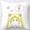 Sailor Moon Pillowcase Cute Cartoon Anime Character Cushioncover Cotton Figure Print Pillow Cover Kids Room Decoration 29 - Sailor Moon Merch