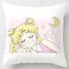 Sailor Moon Pillowcase Cute Cartoon Anime Character Cushioncover Cotton Figure Print Pillow Cover Kids Room Decoration 30 - Sailor Moon Merch