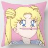 Sailor Moon Pillowcase Cute Cartoon Anime Character Cushioncover Cotton Figure Print Pillow Cover Kids Room Decoration 4 - Sailor Moon Merch