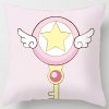 Sailor Moon Pillowcase Cute Cartoon Anime Character Cushioncover Cotton Figure Print Pillow Cover Kids Room Decoration 9 - Sailor Moon Merch