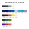 tank top color chart - Sailor Moon Merch