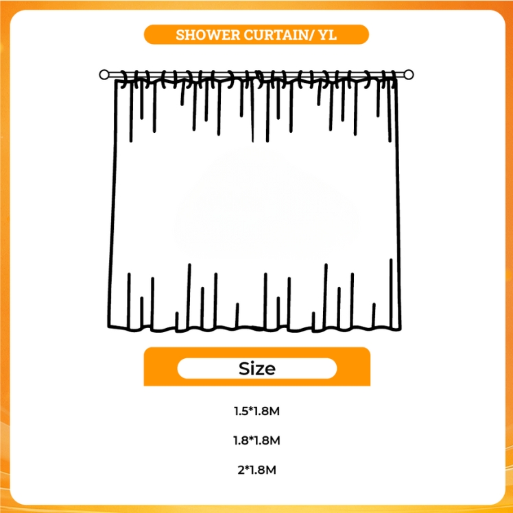 3D shower curtain - Sailor Moon Merch